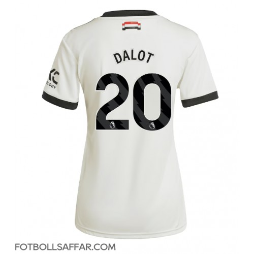 Manchester United Diogo Dalot #20 Tredjeställ Dam 2024-25 Kortärmad